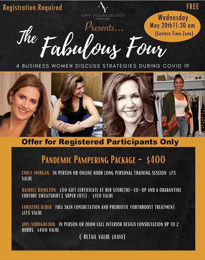 Fabulous Four Zoom Panel Discussion and Women's Pampering Package